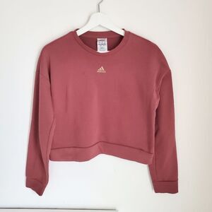 Adidas Cropped Sweatshirt Size S